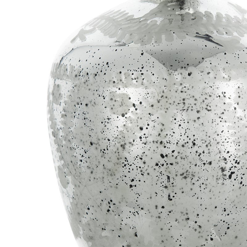 VASE - ANTIQUE MIRRORED (20.3 x 25.5cm)