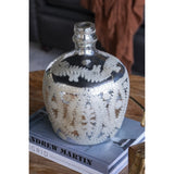 VASE - ANTIQUE MIRRORED (20.3 x 25.5cm)