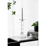 CANDLE STICK - GLASS (12 x 30cm)