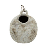 HAND PULLED DECORATIVE JUG WITH WIRE HANDLE (24.2 x 24.2 x 26cm)