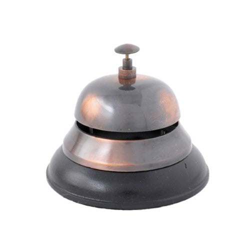 TABLE BELL - VINTAGE ALUMINIUM (12cm)