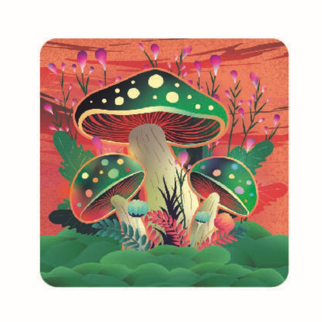 Coasters Set - Mushroom (3 Sets)