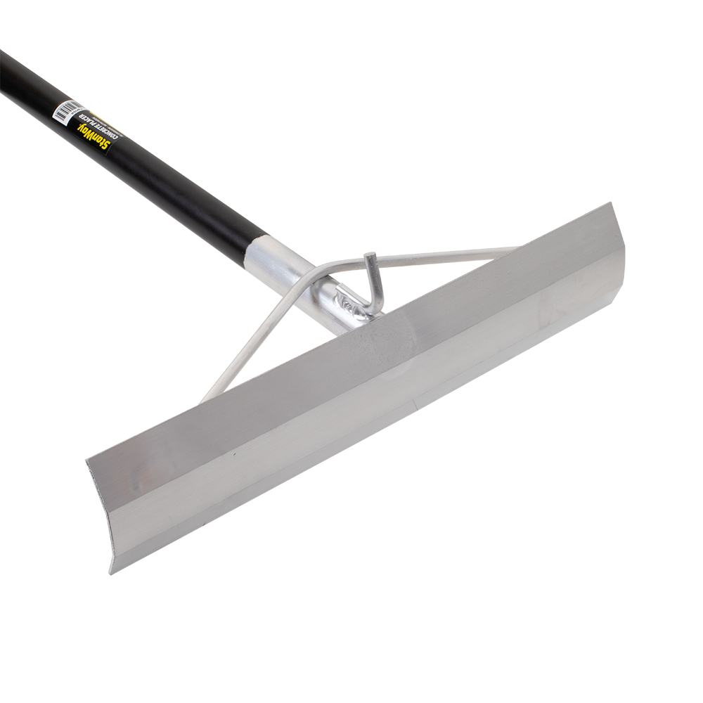 STANWAY Aluminium Concrete Rake with Hook