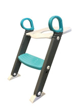 Moose Step on up Toilet Trainer-Grey/Aqua