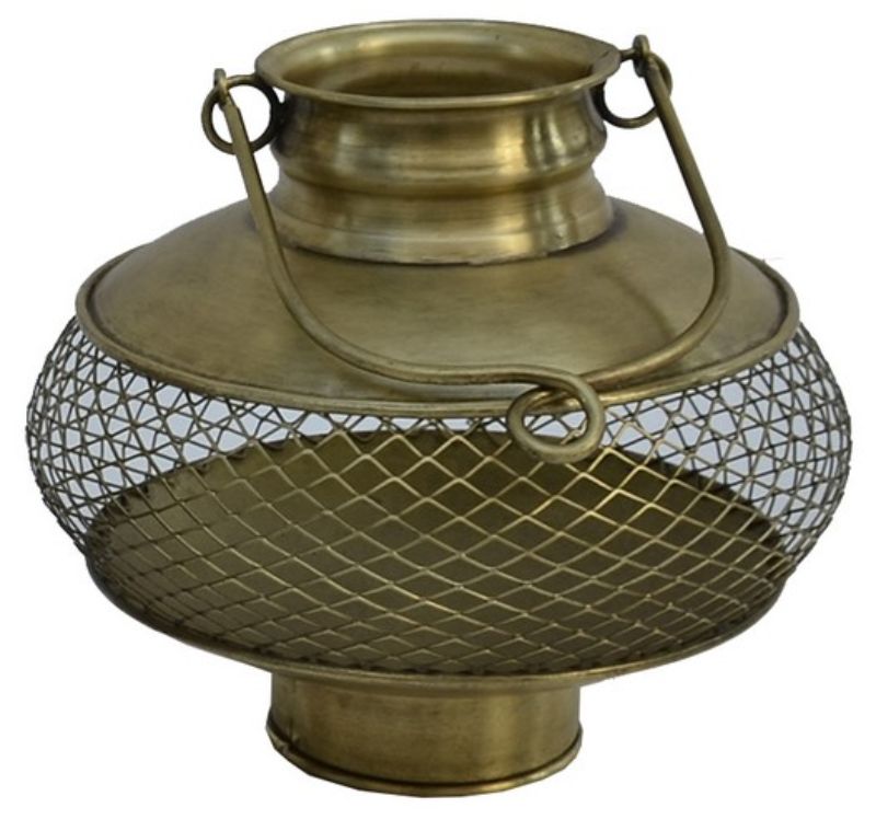 Gold Candle Holder - 29cm