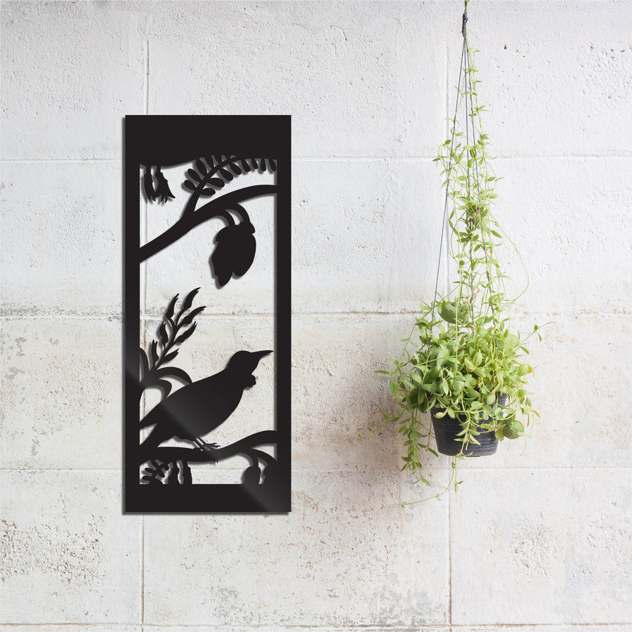 Wall Art - Tui on Kowhai ACM Panel