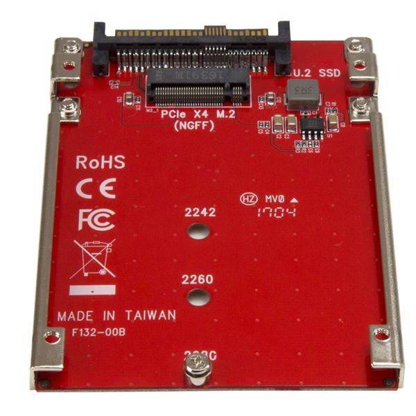 M.2 to U.2 Host Adapter for PCIe NVMe SSDs - High-Speed SFF-8639 Integration for PCs & Servers