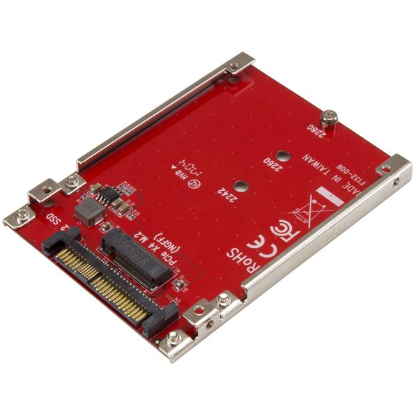 M.2 to U.2 Host Adapter for PCIe NVMe SSDs - High-Speed SFF-8639 Integration for PCs & Servers