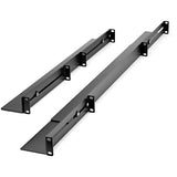 Adjustable 1U Server Rack Rails for 19" 4 Post Racks - Compatible with Dell, IBM, HP, Apple