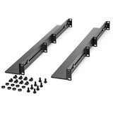 Adjustable 1U Server Rack Rails for 19" 4 Post Racks - Compatible with Dell, IBM, HP, Apple