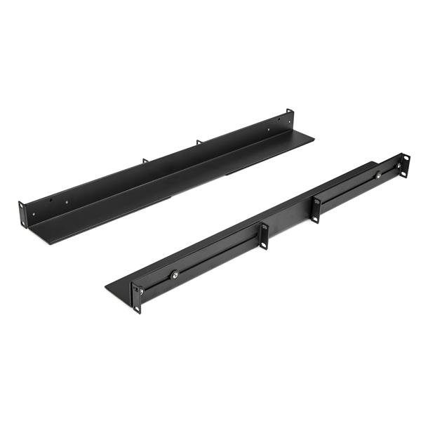 Adjustable 1U Server Rack Rails for 19" 4 Post Racks - Compatible with Dell, IBM, HP, Apple