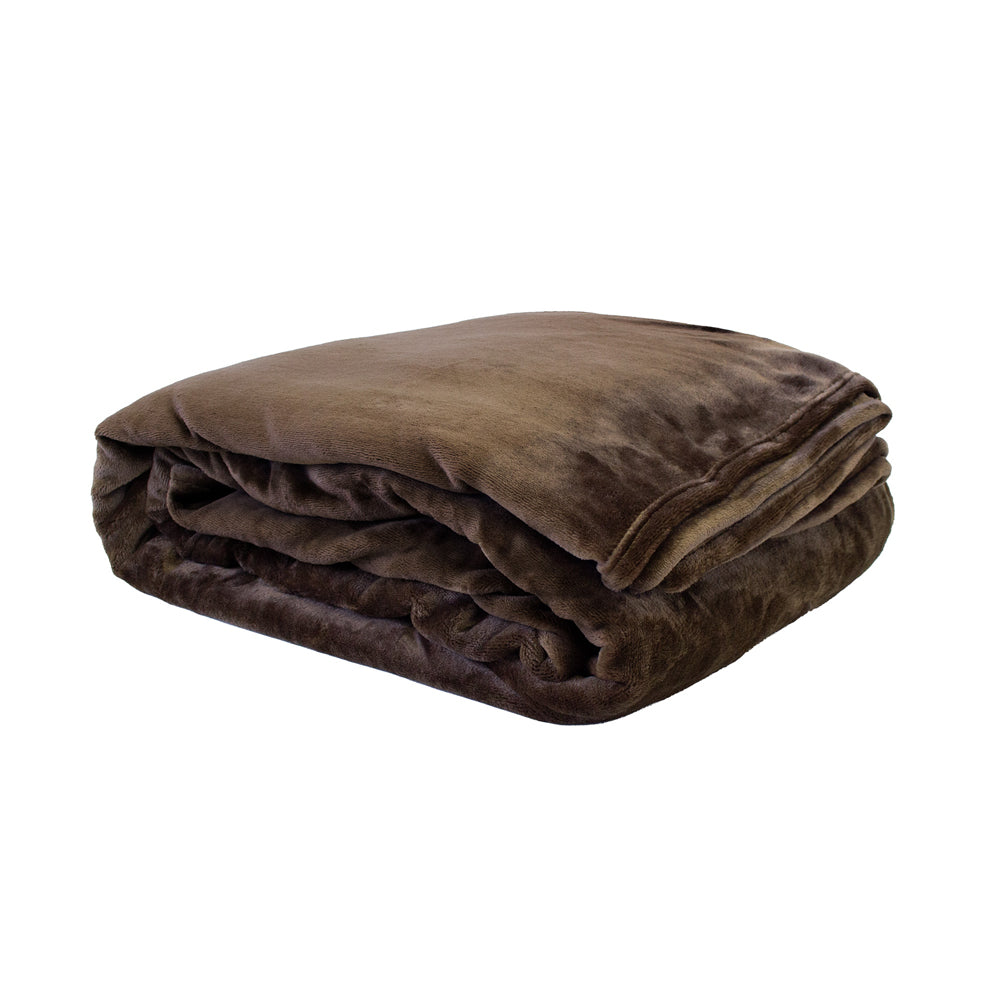 Ultraplush Blanket Chocolate Single