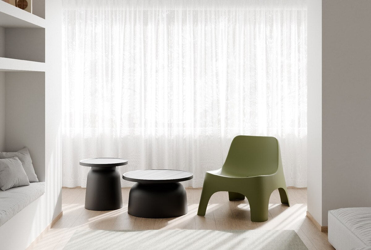 OUTDOOR SIDE TABLE - BLACK