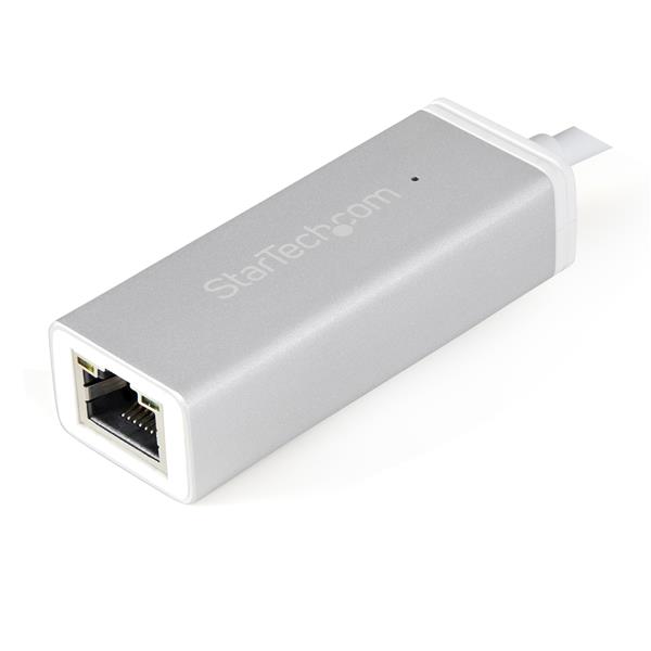 USB-C to Gigabit Ethernet Adapter - Silver | High-Speed Network Access for Laptops & Chromebooks