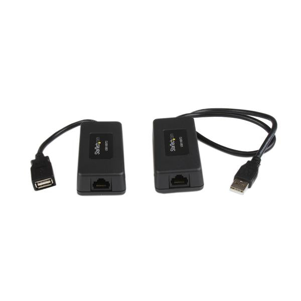1 Port USB over Cat5 / Cat6 Ethernet Extender - up to 131ft (40m)