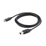 High-Speed USB-C to USB-B Cable (M/M) 1.8m (6 ft.) - Compatible with USB 2.0 & Thunderbolt 3