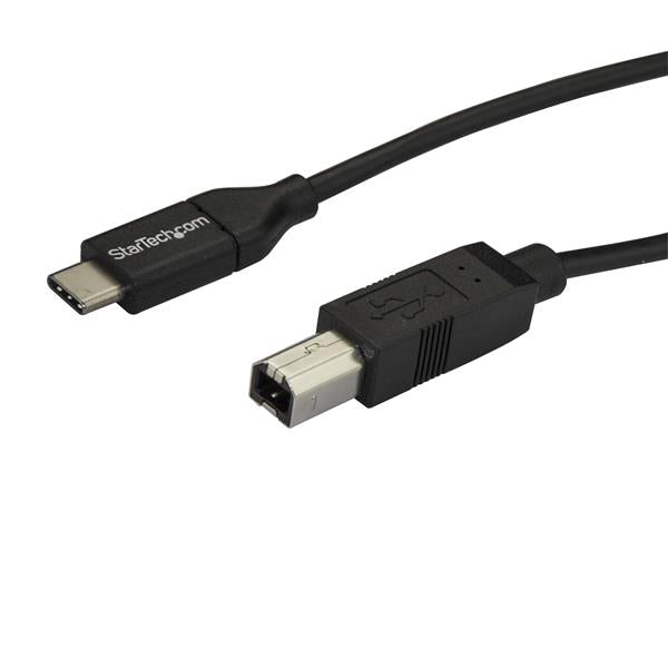 High-Speed USB-C to USB-B Cable (M/M) 1.8m (6 ft.) - Compatible with USB 2.0 & Thunderbolt 3