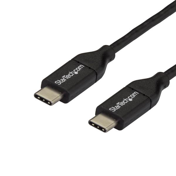 High-speed 3m USB-C to USB-C cable for charging and syncing laptops and phones, compatible with Thunderbolt 3.