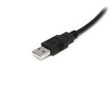 30ft Active USB 2.0 A to B Cable - High-Speed Connectivity for Printers & Scanners - Black