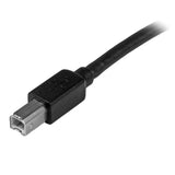 15m Active USB 2.0 A to B Cable - M/M, High-Speed, Durable, Ideal for Printers and Scanners