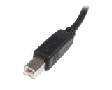 High-speed 2m USB 2.0 A to B cable for reliable connections to printers, scanners, and external hard drives.