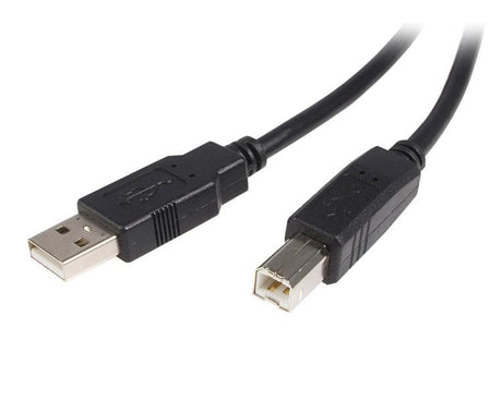 High-speed 2m USB 2.0 A to B cable for connecting printers, scanners, and hard drives with durability and reliability.