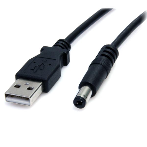 USB to 5.5mm Type M Barrel Power Cable - 2m Length for 5V Devices - Durable & Reliable