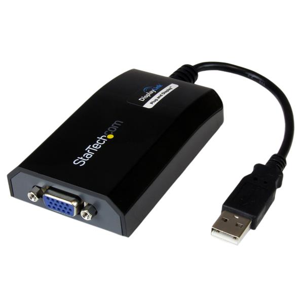 USB to VGA Adapter - External Video Graphics Card for Dual Monitors & Multi-Display Setup