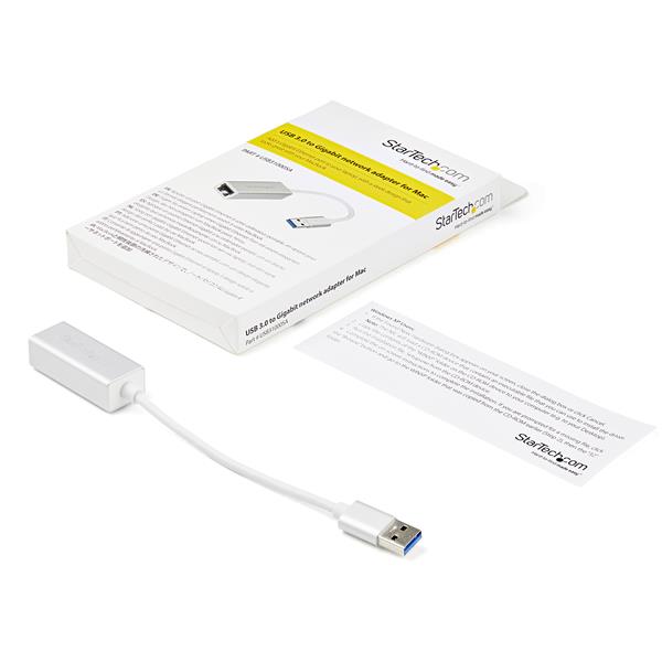 USB 3.0 Gigabit Network Adapter - Fast Ethernet Connectivity for MacBook, Chromebook, Tablets