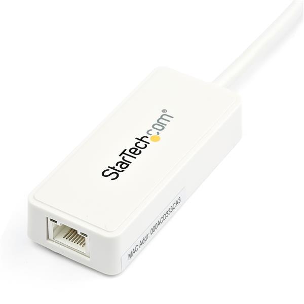 USB 3.0 Gigabit Ethernet Adapter with USB Pass-Through for Macbook & Ultrabook - High Speed 10/100/1000 Mbps