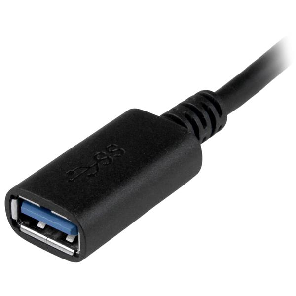 USB-C to USB-A Adapter Cable, 15cm, for fast data transfer and charging between USB-C and USB-A devices.