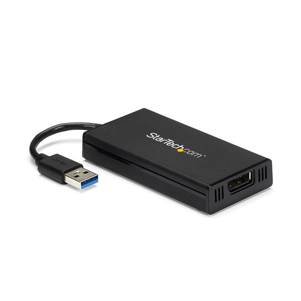 USB 3.0 to 4K DisplayPort Adapter - DisplayLink Ultra HD Video Output for Windows & Mac