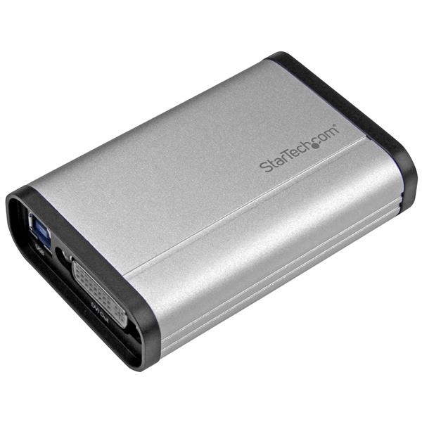 USB 3.0 DVI Video Capture Device - 1080p 60fps Recording, Aluminum Build, Win/Mac Compatible