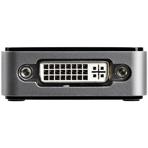 USB 3.0 to DVI External Graphics Adapter with 1-Port USB Hub for Multi-Monitor Setup