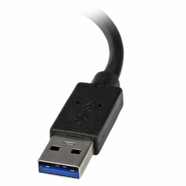 Slim USB 3.0 to VGA Adapter - External Video Card for Dual Monitors, 1920x1200/1080p