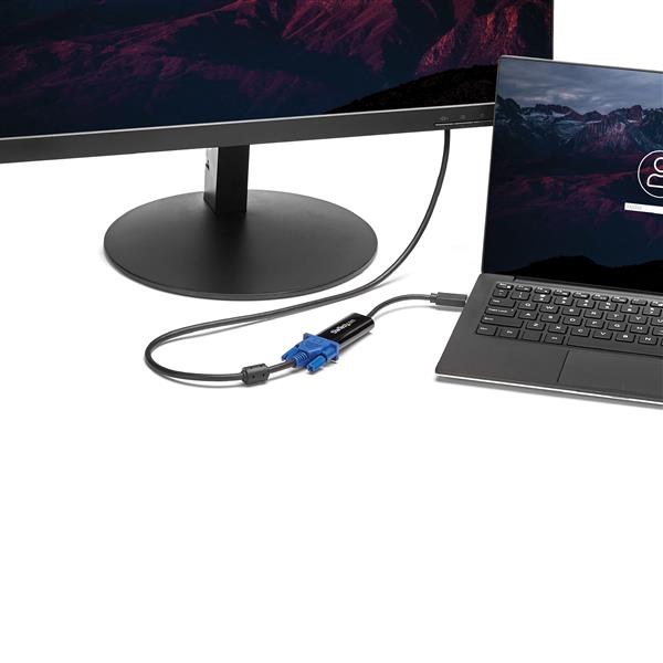 Slim USB 3.0 to VGA Adapter - External Video Card for Dual Monitors, 1920x1200/1080p