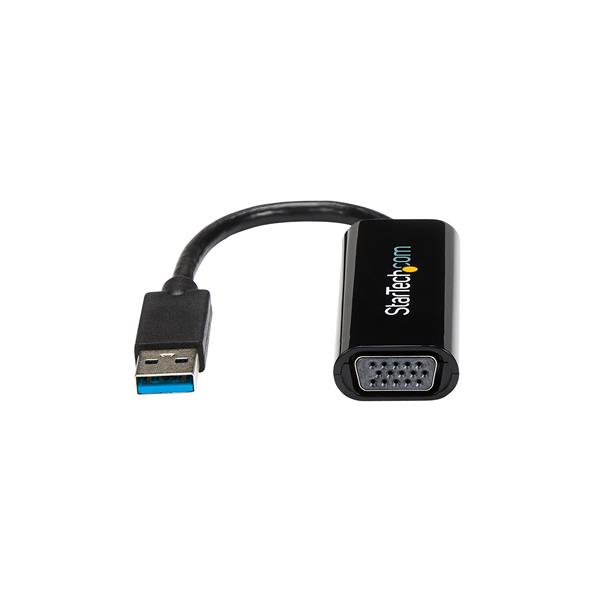 Slim USB 3.0 to VGA Adapter - External Video Card for Dual Monitors, 1920x1200/1080p
