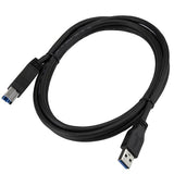 2m Certified SuperSpeed USB 3.0 A to B Cable - High-Speed Data Transfer for Devices