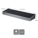 Triple-Monitor Laptop Docking Station - USB 3.0 Hub with 4K Support for Windows & Mac