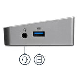 Triple-Monitor Laptop Docking Station - USB 3.0 Hub with 4K Support for Windows & Mac