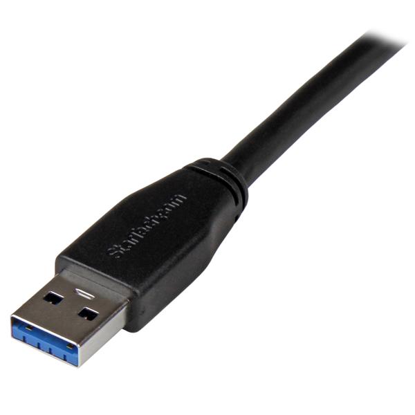 Active USB 3.0 USB-A to USB-B Cable - 5m (15ft) - High-Speed Data Transfer with Built-in Equalizer