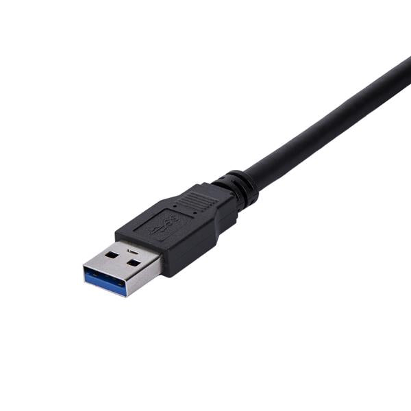 1m Black USB 3.0 Extension Cable A to A - SuperSpeed M/F for High-Speed Data Transfer