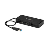 Dual 4K USB to DisplayPort Mini Dock with GbE LAN - TAA Compliant for Enhanced Productivity