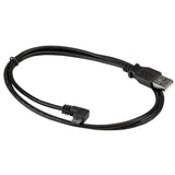 Left-Angle Micro-USB Charge & Sync Cable - 1m (3ft) - High-Speed Charging 30/24AWG