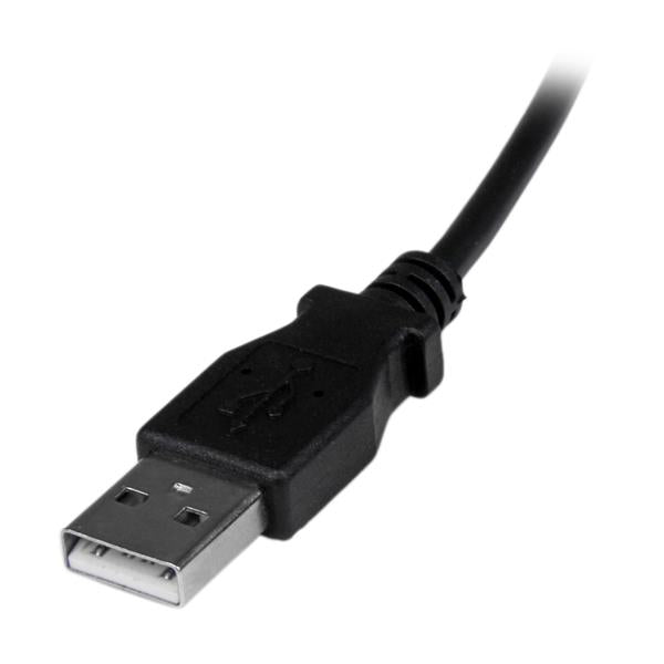 High-Quality 2m Down Angle Micro USB Cable – A to Micro B for Fast Charging & Data Transfer