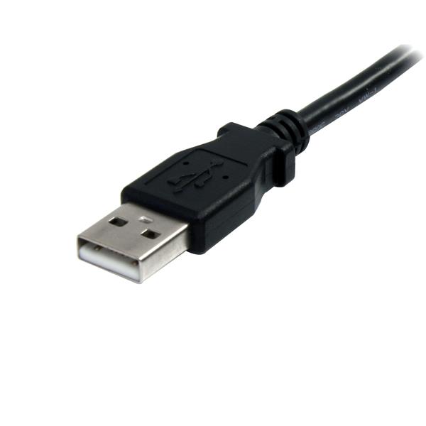 91cm black USB 2.0 extension cable male to female for connecting devices with improved reach and reliability.