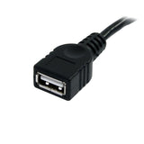 3m (10ft) USB 2.0 Extension Cable A to A Male/Female - Durable Black USB Extender for Printers, Scanners, and More
