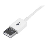 3m white USB 2.0 extension cable with A to A connectors for reliable data transfer and enhanced connectivity.