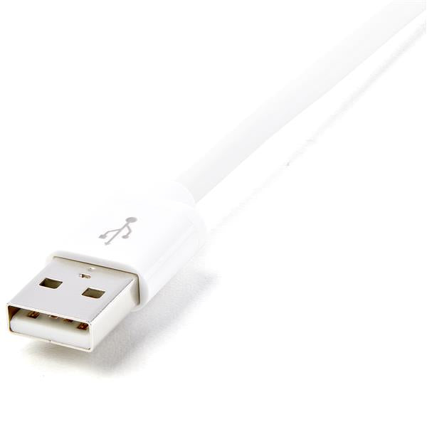 Apple MFi Certified USB to Lightning Cable - 1m (3ft) - Durable, Reversible, White