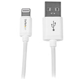 Apple MFi Certified USB to Lightning Cable - 1m (3ft) - Durable, Reversible, White